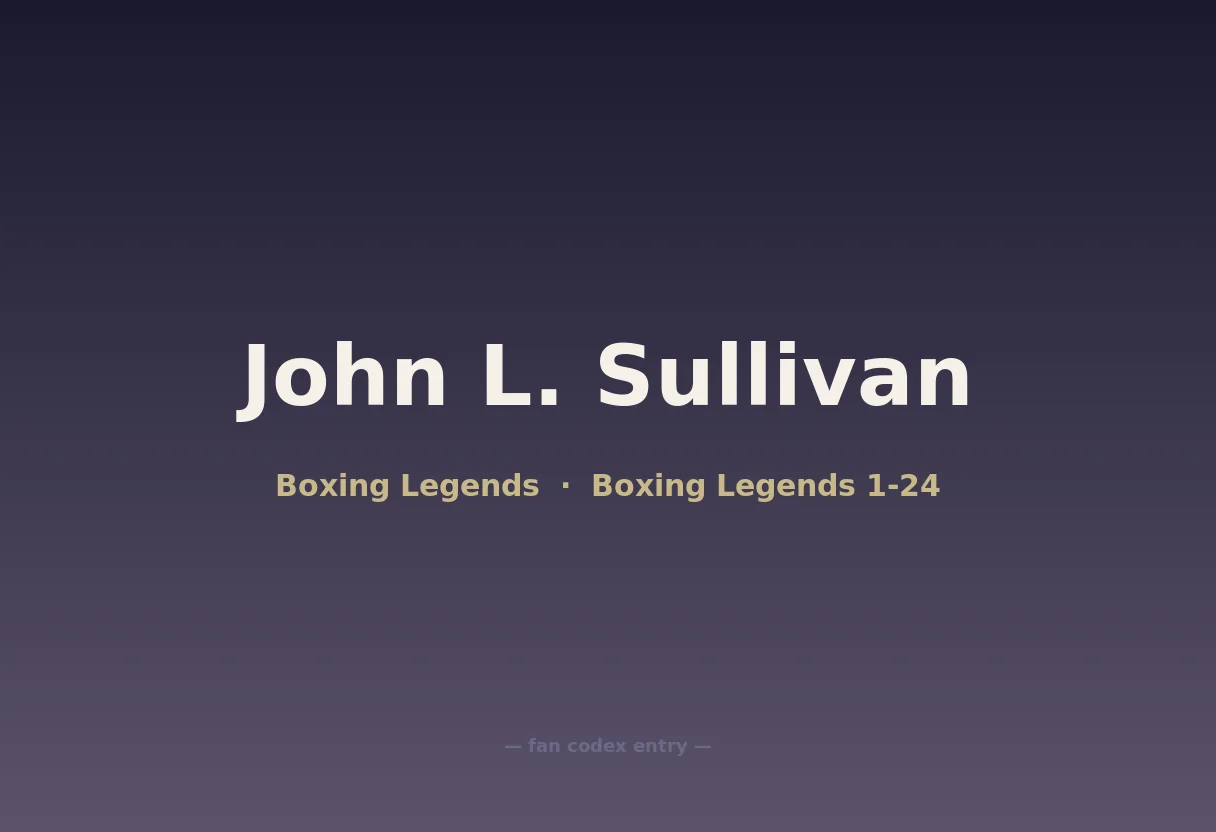 John L. Sullivan