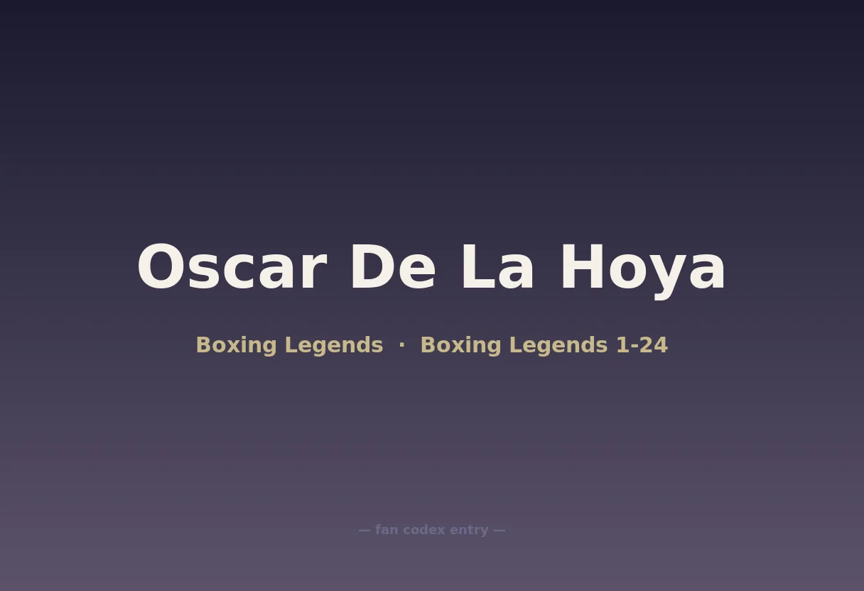 Oscar De La Hoya