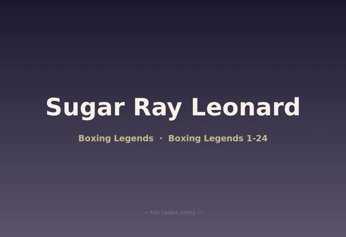 Sugar Ray Leonard