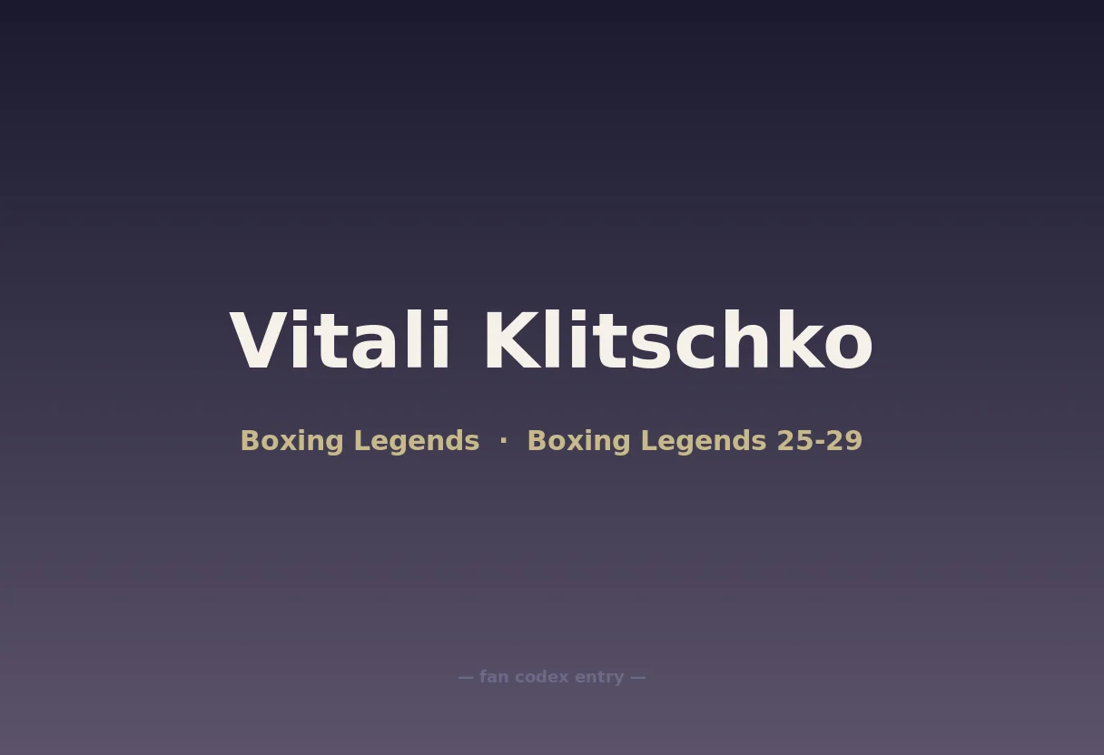 Vitali Klitschko
